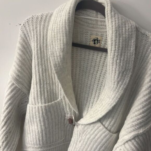 NWT Free People knot cardigan ivory - Picture 4 of 10